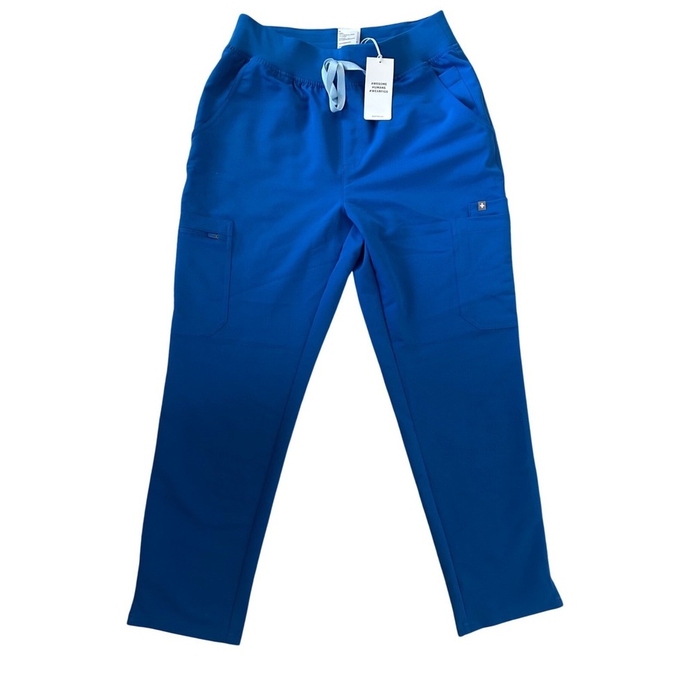 FIGS Yola High Waisted Skinny Scrub Pants‎ Royal Blue MP NWT 1000209 Womens Med